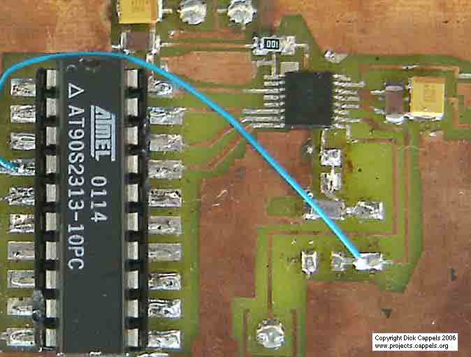 PLL FM Transmitter using LMX1601, ATtiny2313 AT90S2313