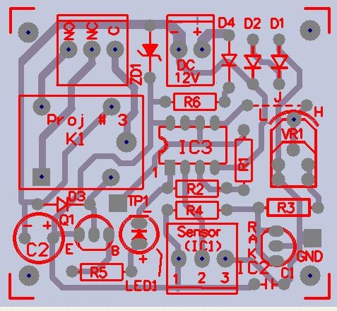 Thermostat Controller with Relay using LM35 and TL431