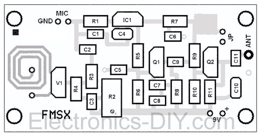 FM Transmitter with Varactor Diode Tuning