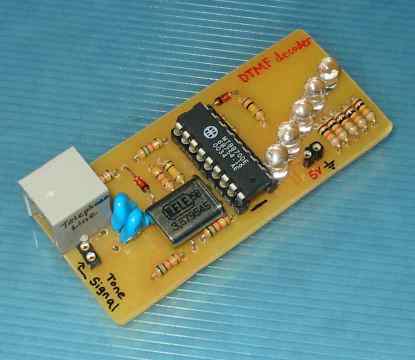 DTMF Decoder Using MT8870