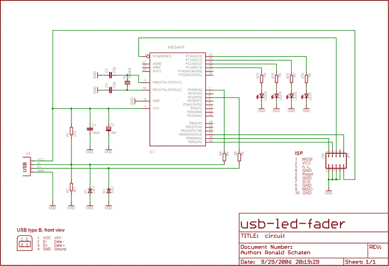 USB LED Fader