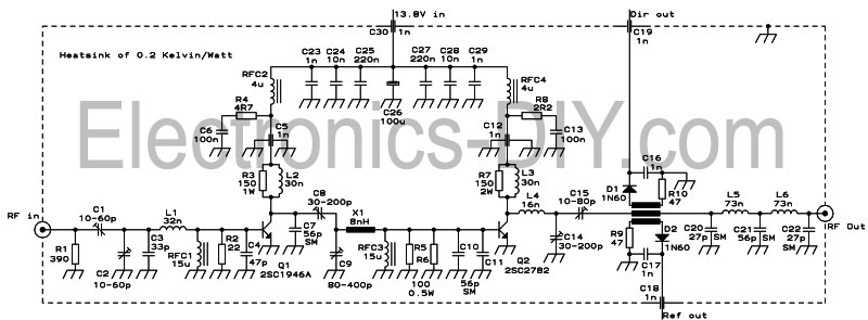 80W RF Amplifier 88-108 MHz