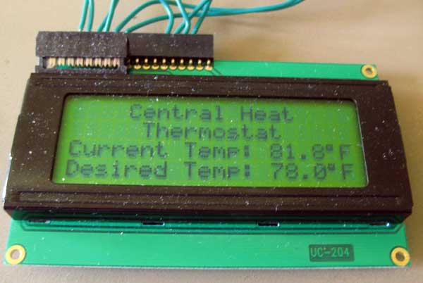 Thermostat Controller with LCD