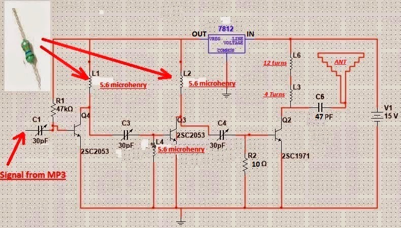 6W FM Transmitter 88-108 MHz