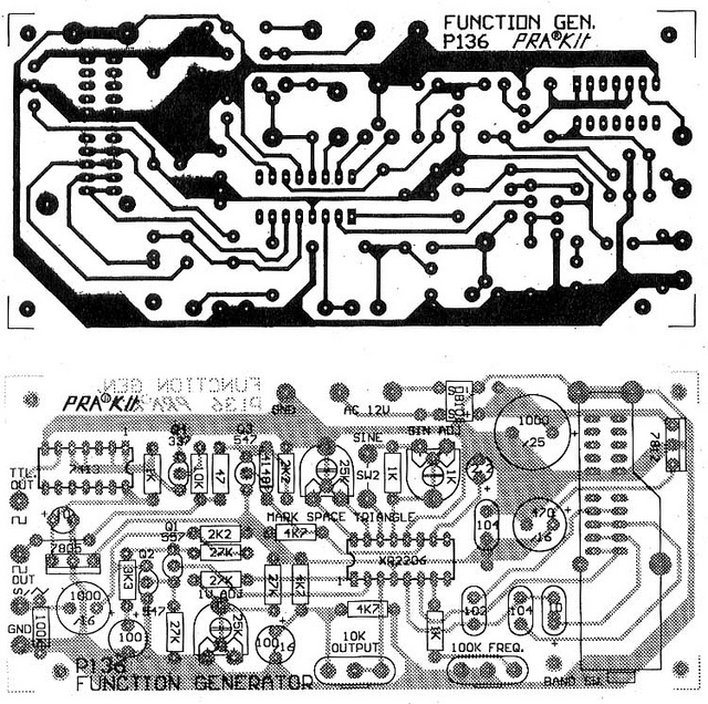 1Hz to 1MHz XR2206 Function Generator