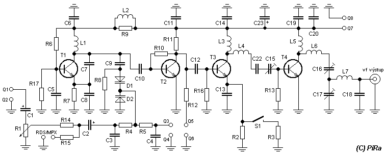 1W portable PLL transmitter 