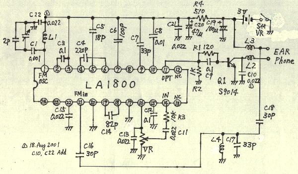 LA1800 FM Radio 