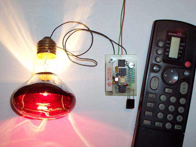 Wireless controlled lightdimmer