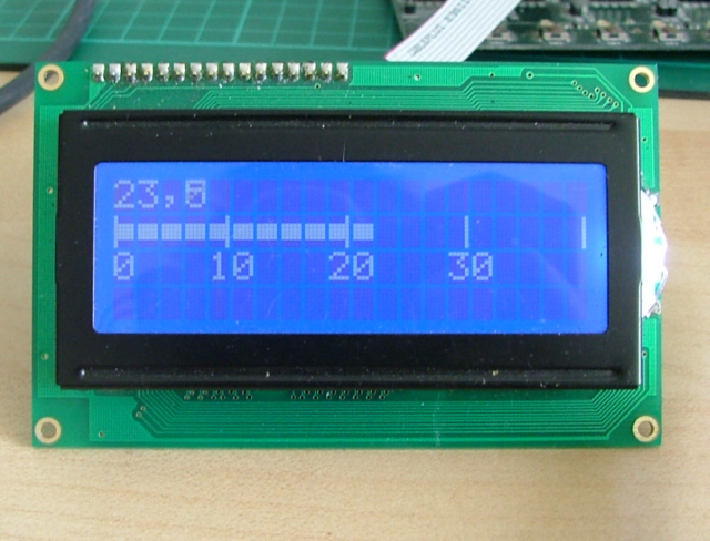 AVR LCD Thermometer LM35