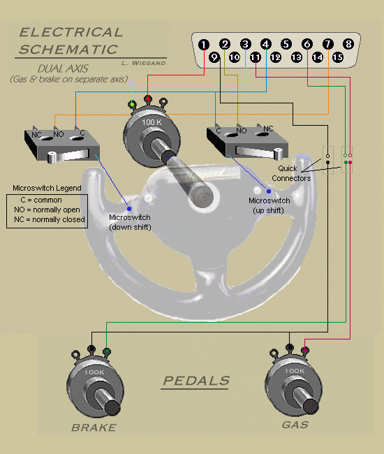 Simple Steering Wheel