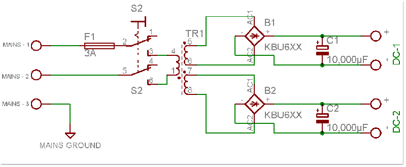 LM3886 Gainclone Amplifier 2x68 Watt