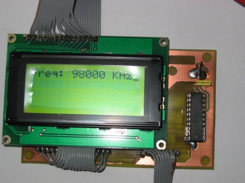 AVR ATMega8 board for PLL MC145170