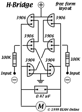 6-Transistor H-bridge