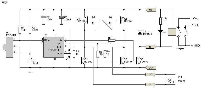 Infrared Remote Volume Control