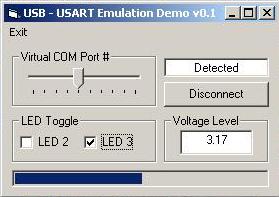 Basic PIC18F4550 USB Communication Interface