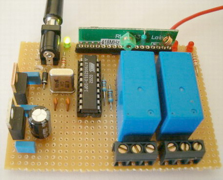 2 Channel RF AVR Remote Control