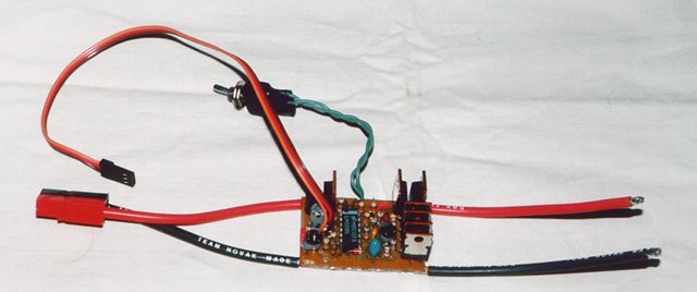 Plane Motor Controller with High-Rate ESC, BEC and Brake