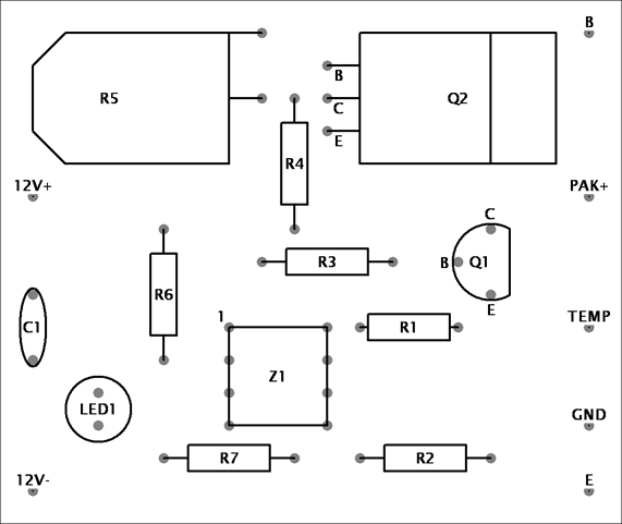 NiCd Charger with Thermal Peak Detection