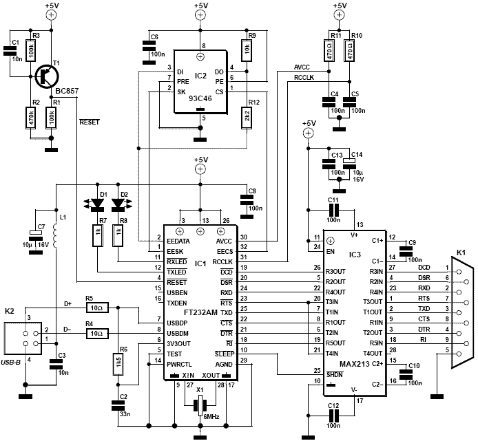 RS232 Serial to USB Converter