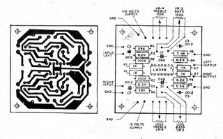 Stereo Tone Control Circuit with Adjustable Bass-Treble