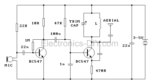 FM Transmitter Schematic