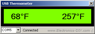 USB Thermometer Temperature Meter MCP9700