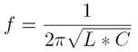 LC Meter Frequency Formula