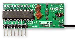 4-Channel 433MHz Wireless RF Receiver