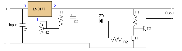 LM317 Overvoltage Protection