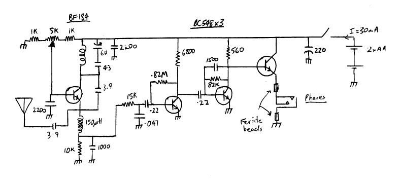 4 Transistor FM Receiver