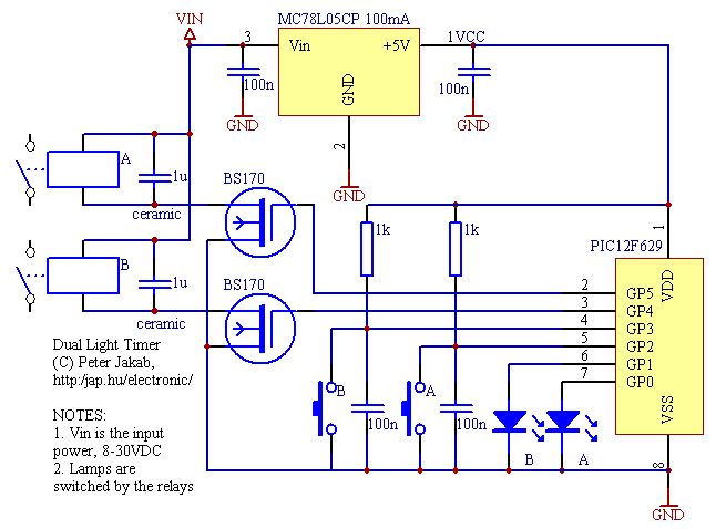 Dual Light PIC Switch