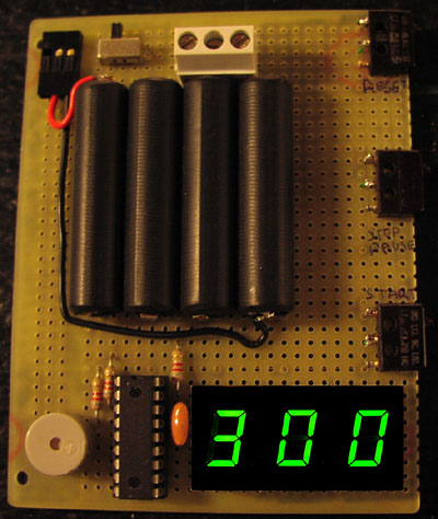 LED 7 segment Count Down Alarm