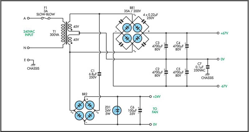 200W MOSFET Amplifier