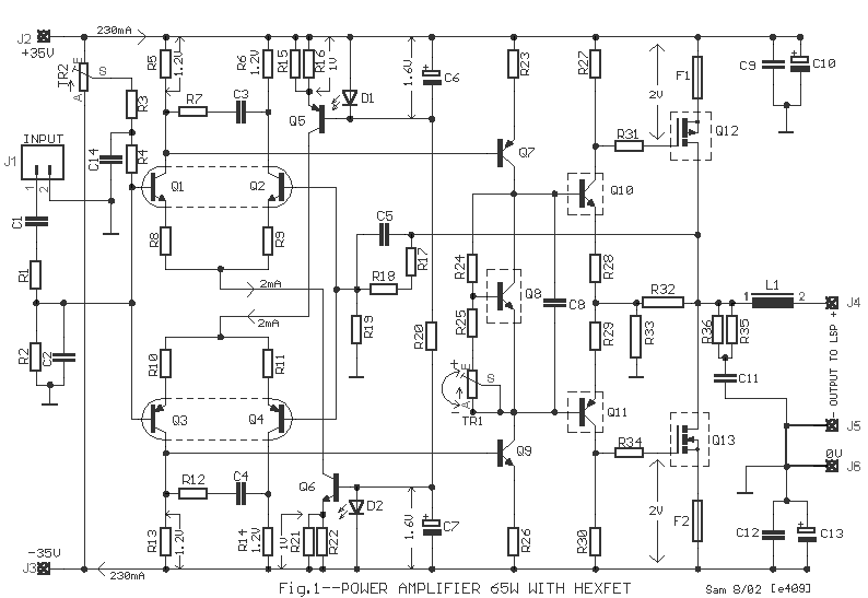 65W HEXFET Power Amplifier    