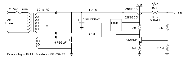 High Current Regulated Supply