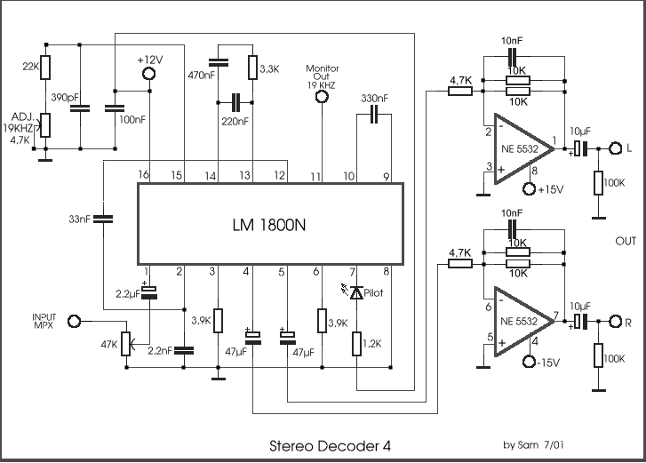 LM1800  Stereo Demodulator