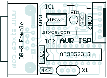 AVR ISP Programmer (In-Sytem programmer) for ATMEL