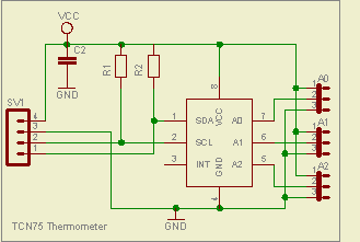 AVR Thermometer TCN75