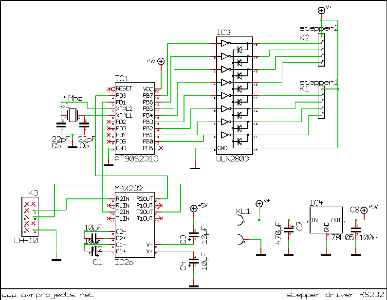 AVR PC Stepper Motor Driver