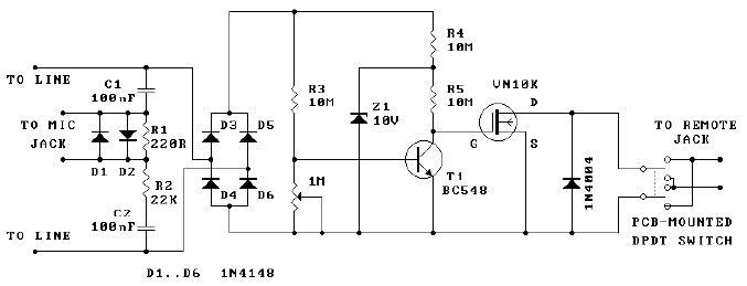 Telephone Recorder Switch