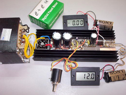 1.3 - 32 V / 5A Power Supply with Short Circuit Protection with LM338