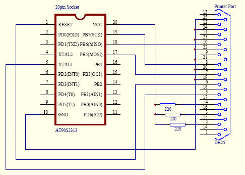 Low-cost AVR Programmer