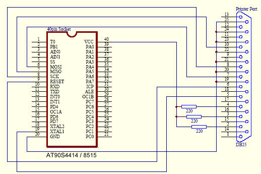 Low-cost AVR Programmer