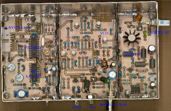 SAA1057 PLL Synthesized FM Transmitter