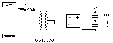 21W Class AB amplifier