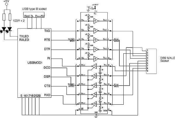 USB to RS232 Converter
