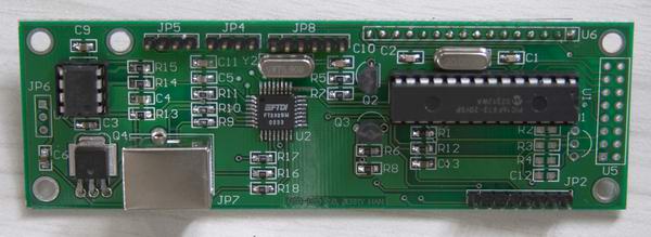 USB - LCD with PIC Microcontroller & FT232