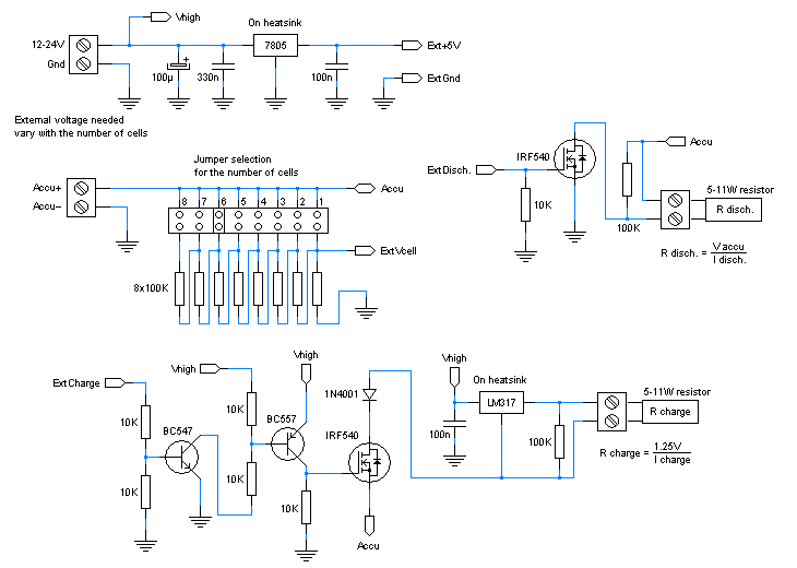 Intelligent NiCd/NiMH Charger/Cycler with 128x64 Graphical LCD 