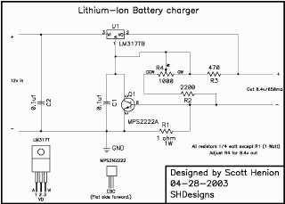 Lithium Ion, Lithium Poly Charger Circuit