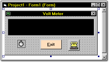 Serial Voltmeter using the PIC16C71